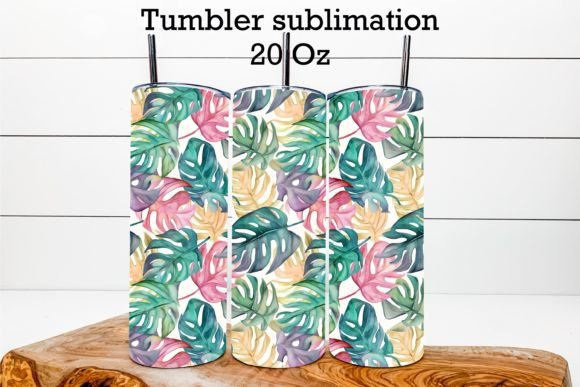 Download Monstera Leaves Tumbler Sublimation - Tumbler sublimation Collection