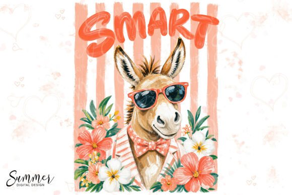 Download Smart Donkey Funny Summer Sublimation - Summer sublimation Collection