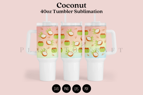 Download Coconut 40oz Tumbler Sublimation Wrap - Tumbler sublimation Collection