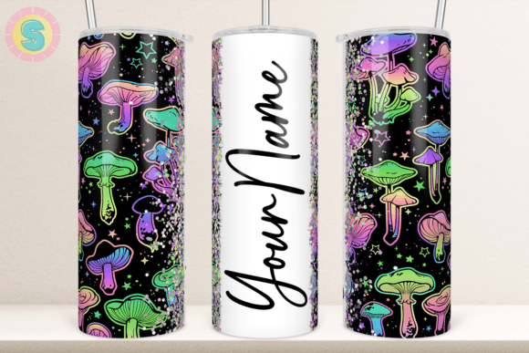 Download Mushroom Add Your Own Name Tumbler Wrap - Add your own name tumbler Collection