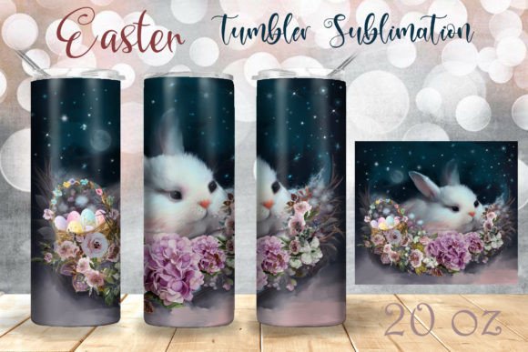 Download Bunny Easter Tumbler Sublimation 20 Oz - Tumbler sublimation Collection