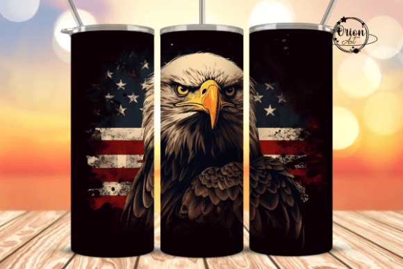 Download Patriotic Eagle Tumbler Wrap PNG - Eagle tumbler Collection