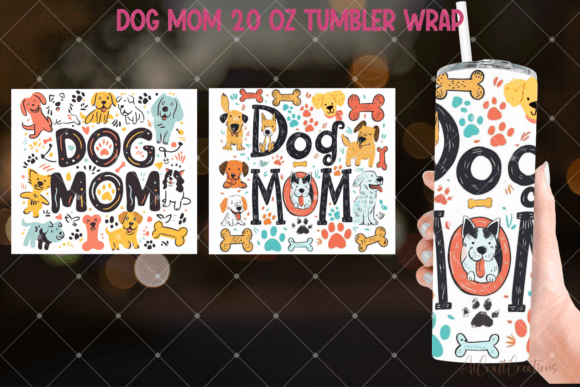 Download Dog Mom 20 Oz Skinny Tumbler Sublimation - Tumbler sublimation Collection