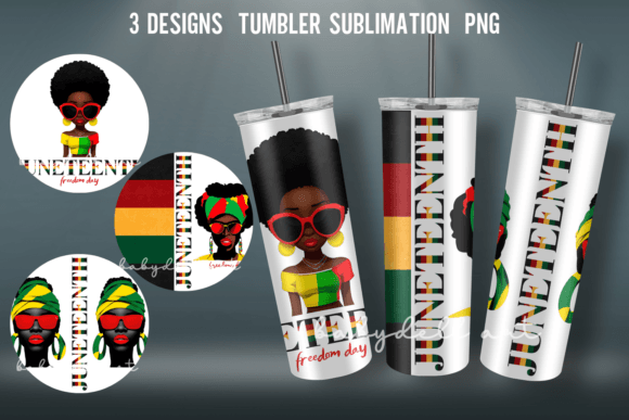 Download Juneteenth Tumbler Sublimation Design - Tumbler sublimation Collection