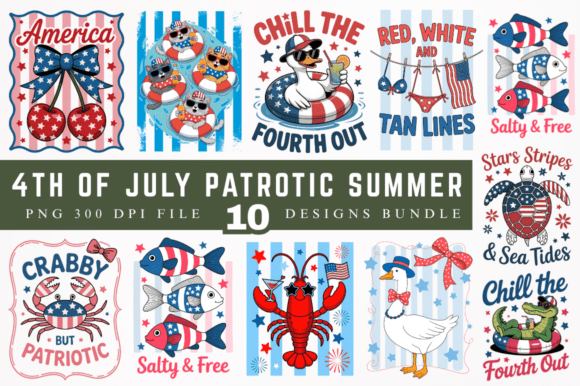 Download 4th of July Patriotic Summer Sublimation - Summer sublimation Collection