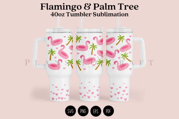 Download Flamingo 40oz Tumbler Sublimation Wrap - Tumbler sublimation Collection