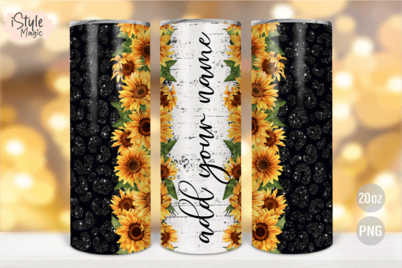 Download Add Your Own Name Tumbler Sunflower Wrap - Add your own name tumbler Collection