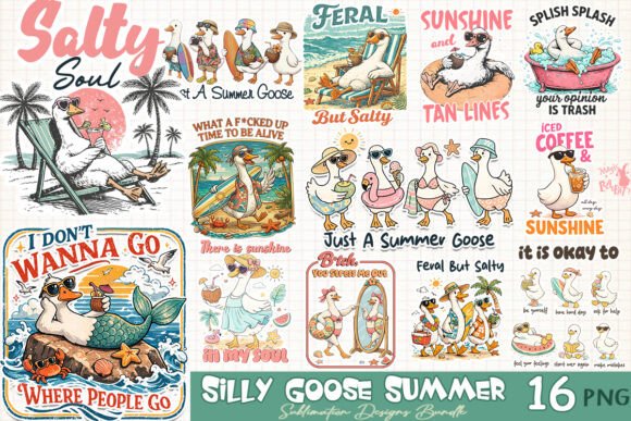 Download Silly Goose Summer Sublimation Bundle - Summer sublimation Collection