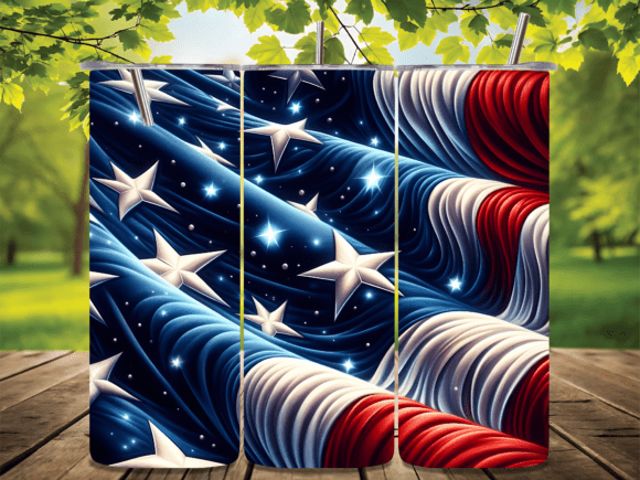 Download USA Glowing Stars and Stripes Tumbler - Stars and stripes tumbler Collection